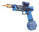 Pistola De Agua Water Gun Electric Con Luz Bateria De Litio Azul