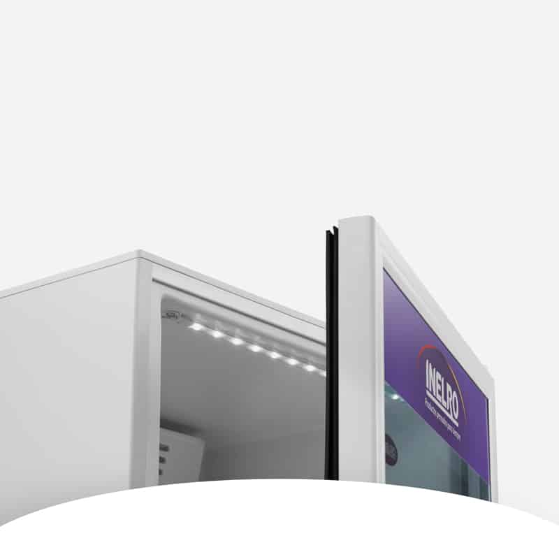 EXHIBIDORA VERTICAL INELRO MT 450 BLANCA