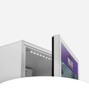 EXHIBIDORA VERTICAL INELRO MT 450 BLANCA