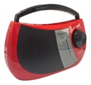 Radio Dual Portatil Daihatsu D-rp38/bk Am/fm Negro Rojo