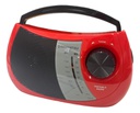 Radio Dual Portatil Daihatsu D-rp38/bk Am/fm Negro Rojo