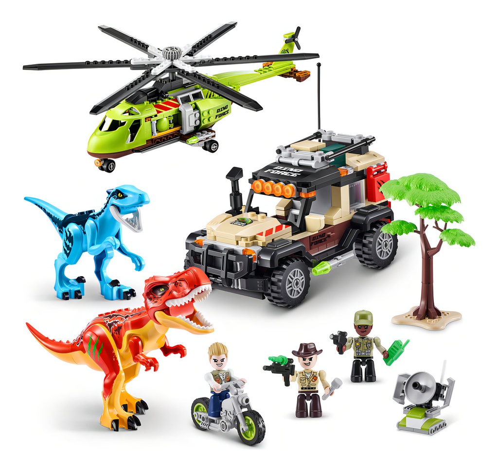 Zuru Max Build More Dino Adventure Dino Hunt 592 Piezas 592 Dino