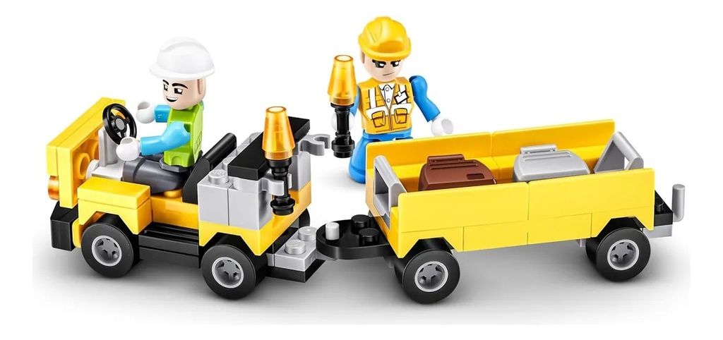 Bloques Para Armar Aeropuerto Zuru Max City Box 793 Piezas 793 Avión