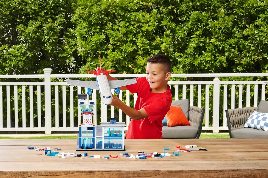 Bloques Para Armar Aeropuerto Zuru Max City Box 793 Piezas 793 Avión