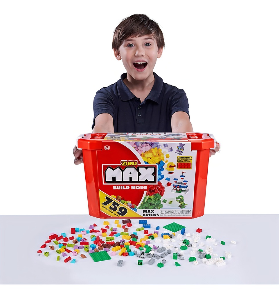 Bloques Para Armar Zuru Max Build More 759 Piezas En Caja 759