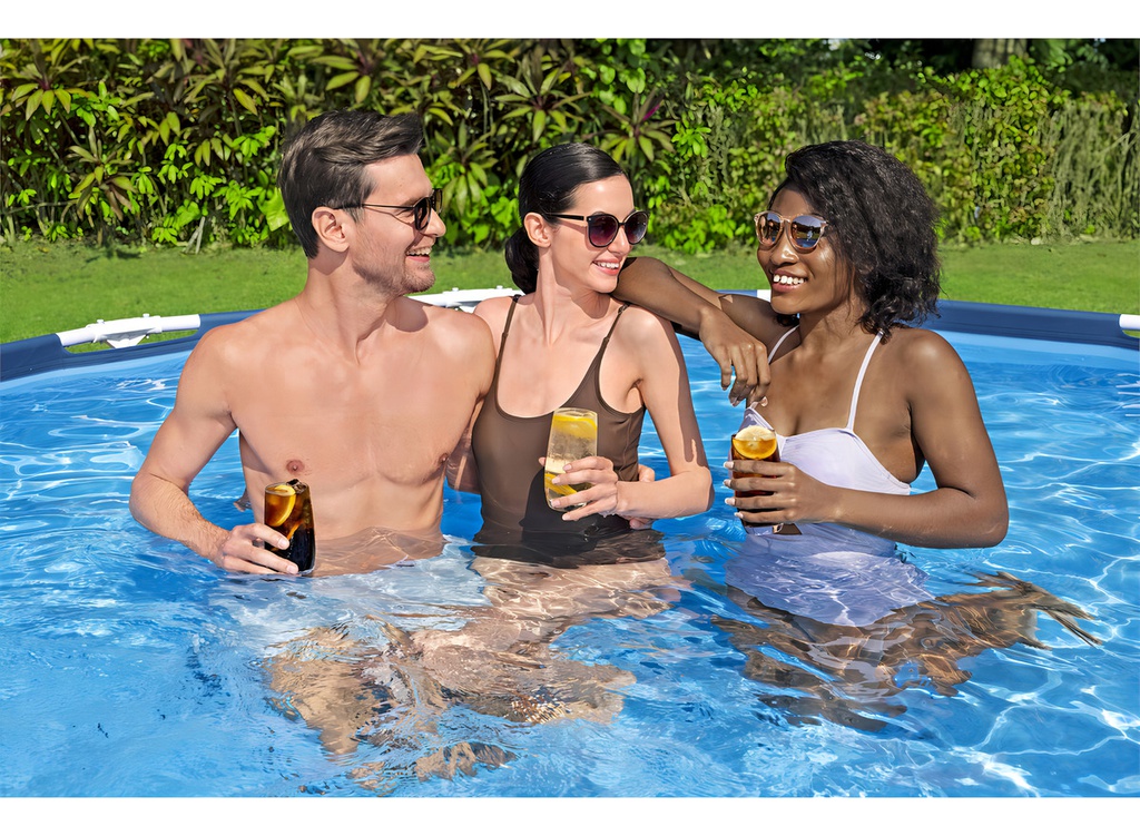 Pileta Estructural Redonda 6473 Lts Bestway Steel Pro 56706