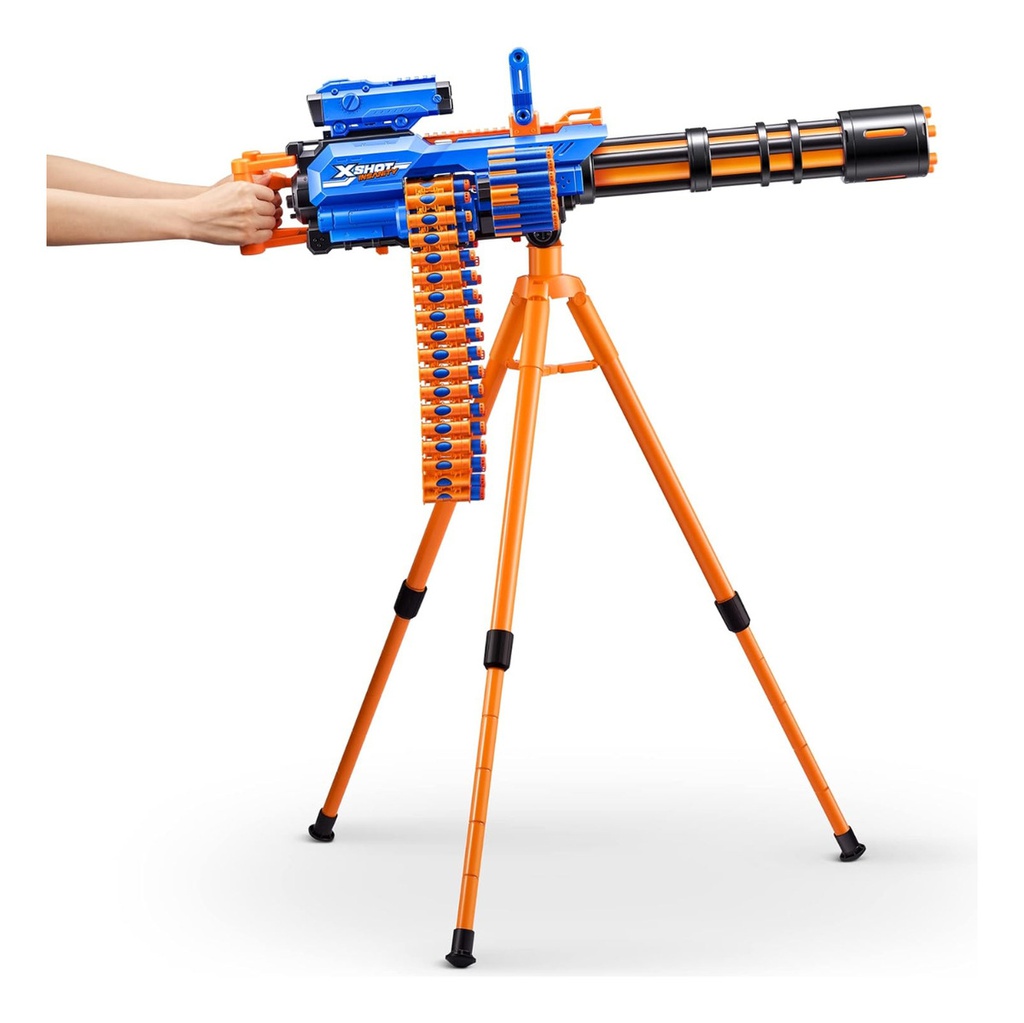 Zuru X-shot Lanza Dardos Insanity Motorized Rage Fire +72