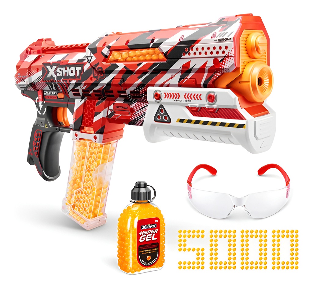 Pistola De Gel Zuru, 5 Ml, Hyper Gel Cluch, Color Rojo Rojo