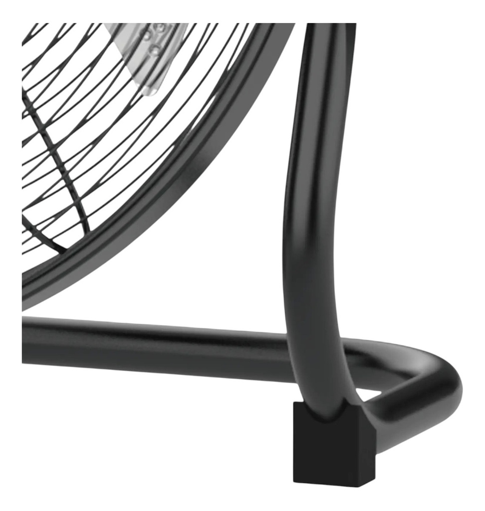 Ventilador Turbo A Bateria Peabody Pe-vtb1630n 7 Aspas 40.64 Cm Negro Gris Plástico 7