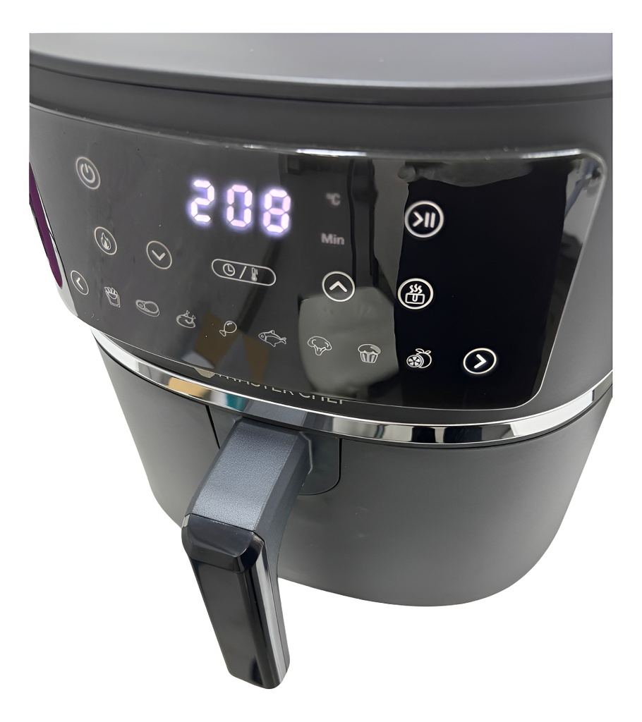 Freidora Sin Aceite Master Chef Mc-af520n 1500w Negra Negro