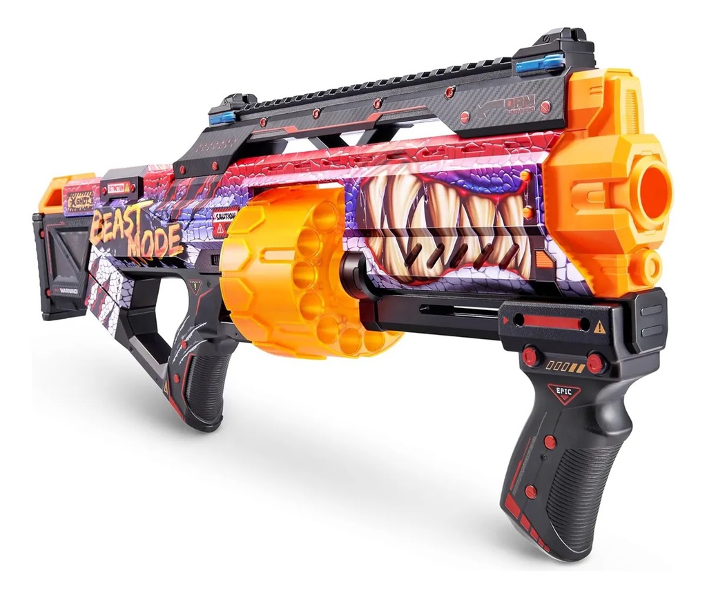 PISTOLA BLASTER LANZA DARDOS X-SHOT SKINS LAST STAND ZURU – INCLUYE 16 DARDOS