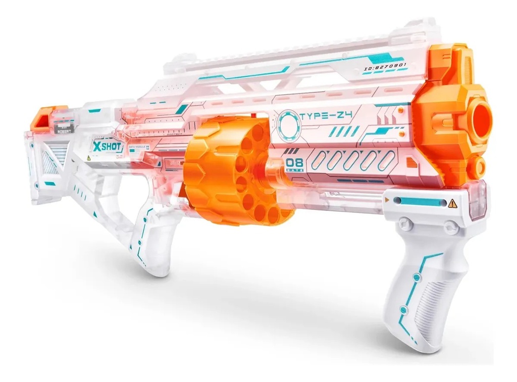 PISTOLA BLASTER LANZA DARDOS X-SHOT SKINS LAST STAND ZURU – INCLUYE 16 DARDOS