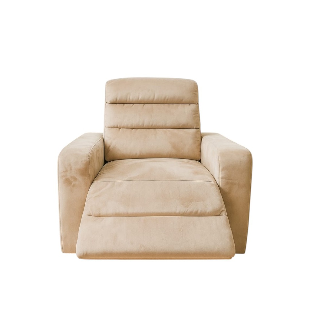 SILLON SEALY ZEUS ELECTRICO RECLINABLE BEIGE