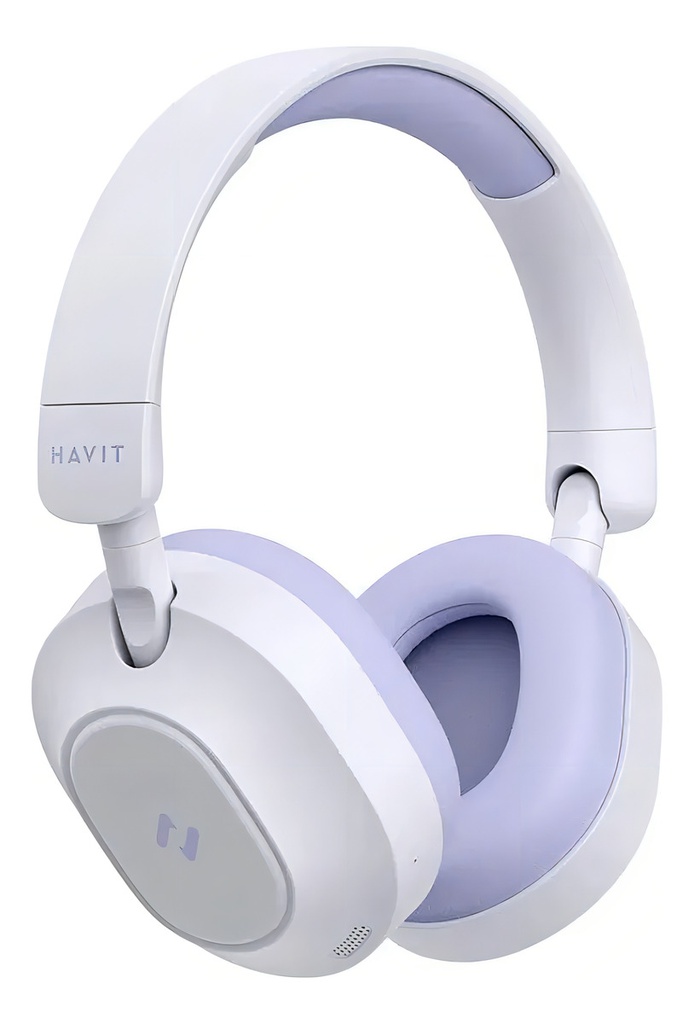 Auricular Gamer Havit H668bt Inalambrico Bluetooth Lila Violeta