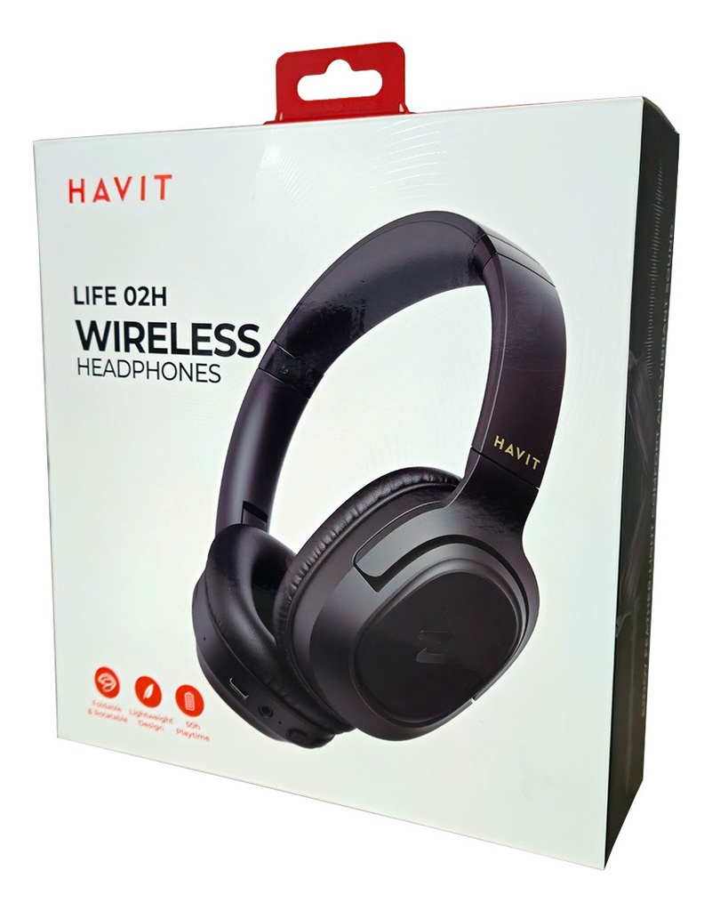 Auricular Havit H612bt Inalamrico Bluetooth Negro Negro