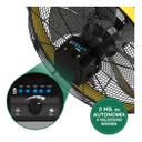 Ventilador Turbo Peabody Pevtb1630na Piso Inverter A Bateria 40.64 Cm Negro/amarillo Gris Plástico 7