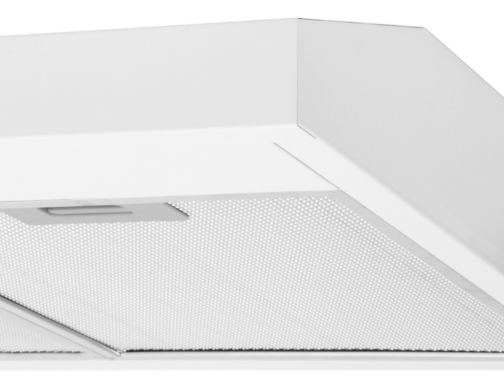 Extractor Purificador De Cocina 3v Luz Led 120w Doble Filtro Blanco