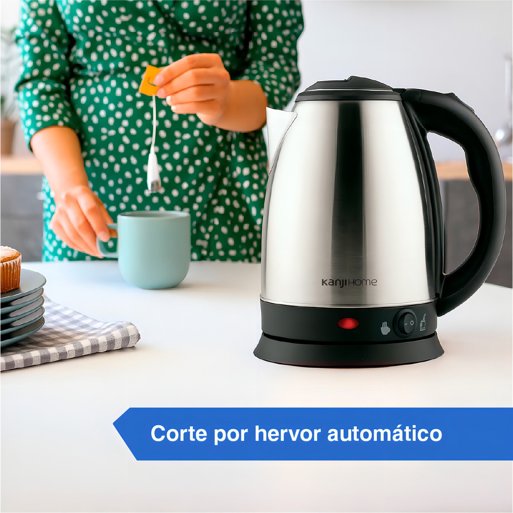 Pava Eléctrica Kanjihome Kjh-pe15002m 1500w 1.8 Mate