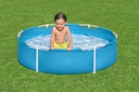 Mi Primer Pileta Estructural Bestway 690lts 152cmx38cm Celeste Liso