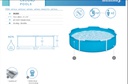 Mi Primer Pileta Estructural Bestway 690lts 152cmx38cm Celeste Liso
