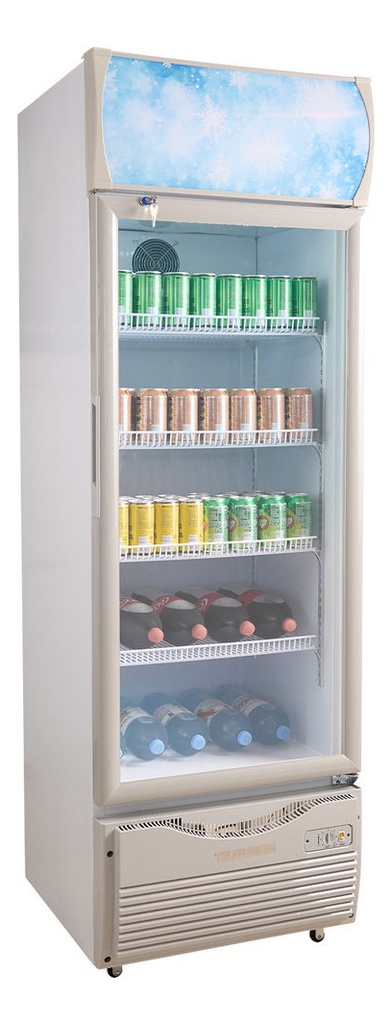 Heladera Exhibidora Telefunken Tfk-ex330 330l 4 Estantes Plateado