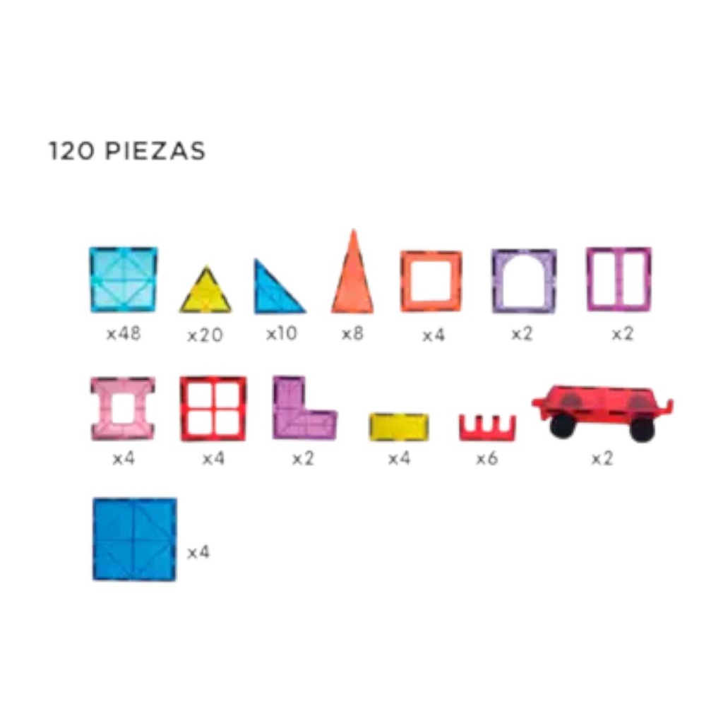 BLOQUES CONSTRUCCION GADNIC MAGNETICOS MT07 120 PC