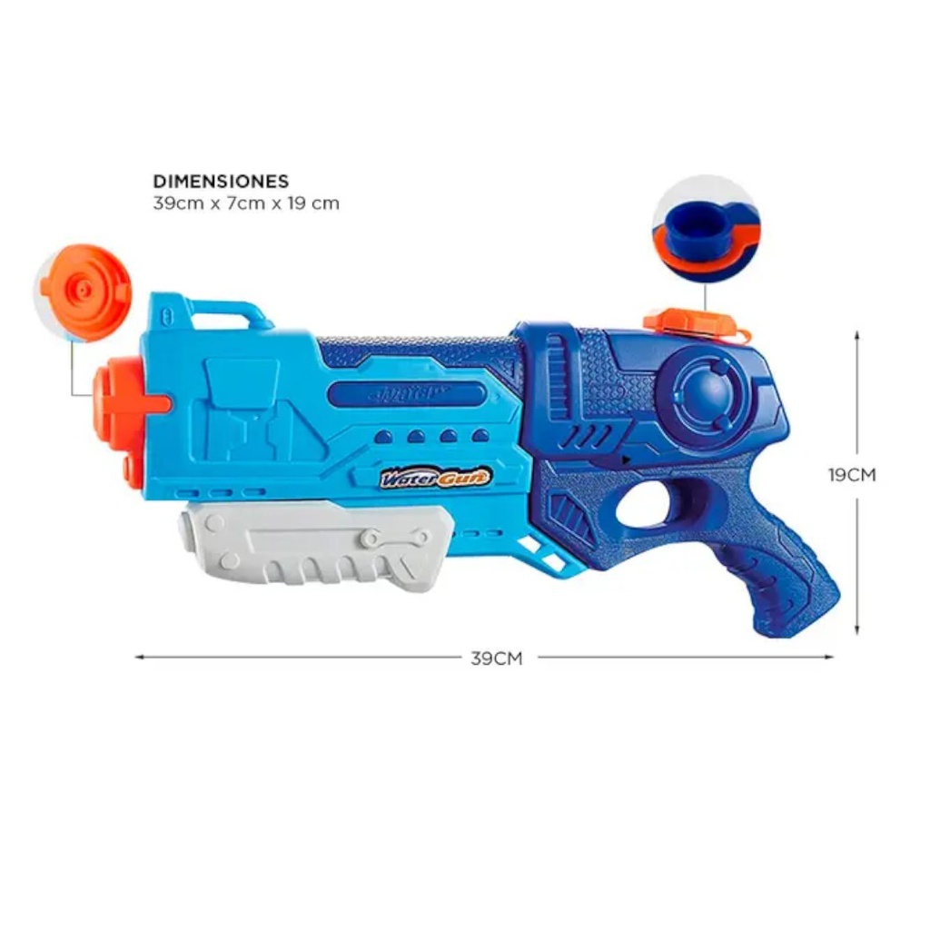 PISTOLA DE AGUA GADNIC 3000 900ML