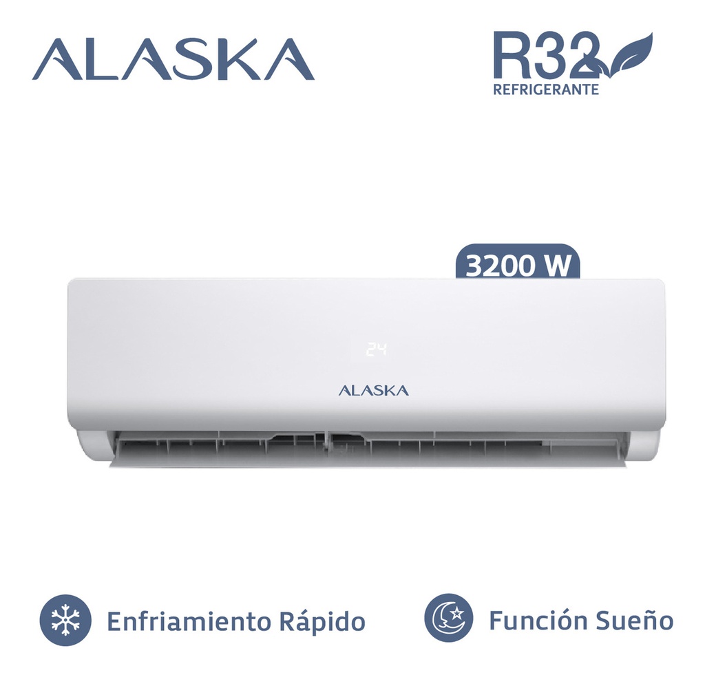 Aire Acondicionado Split Alaska As35wcew 3200w On/off F/c Blanco