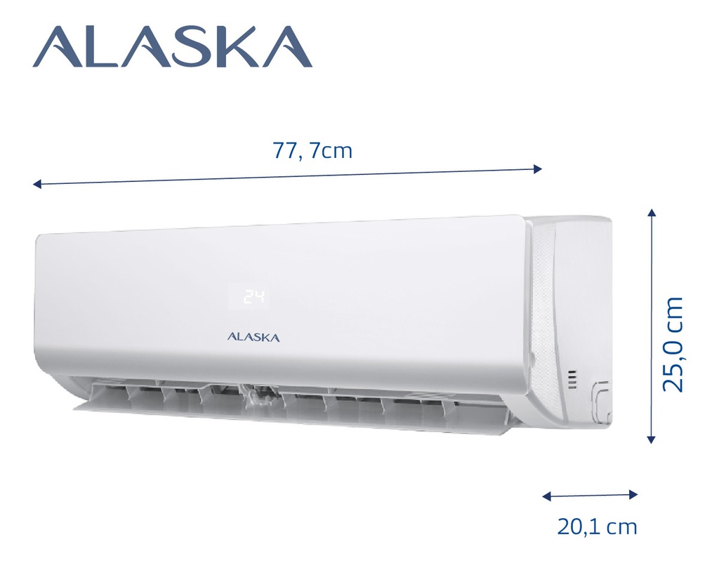 Aire Acondicionado Split Alaska As35wcew 3200w On/off F/c Blanco