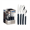 JUEGO DE CUBIERTOS TRAMONTINA X24 23499/021 CARMEL NEGRO