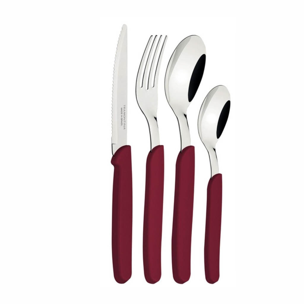 JUEGO DE CUBIERTOS TRAMONTINA X20 23499/082 CARMEL BORDO