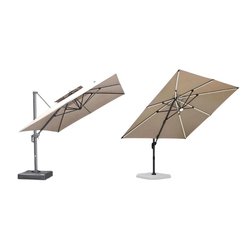 SOMBRILLA DELHI DL-31 3X3 CUADRADA LED SOLAR