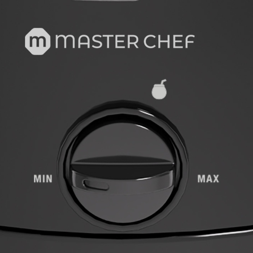 Pava Electrica Master Chef Mc-k3702n 1.7 L Negra Regulable Negro