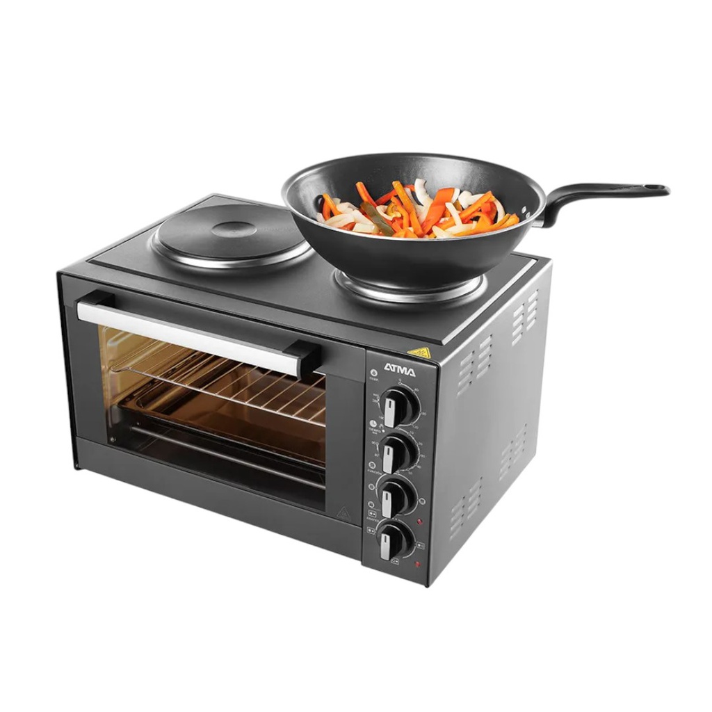 HORNO ELECTRICO ATMA HGAB3024API 30 LITROS GRILL CON ANAFE
