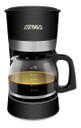 Cafetera De Filtro Atma Ca8143p 1.25l Jarra De Vidrio Negra Negro