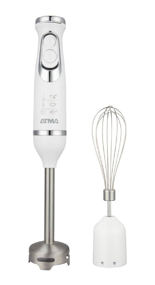 Licuadora De Mano Atma Lm8527ap Blanco 600w Con Batidor Blanco