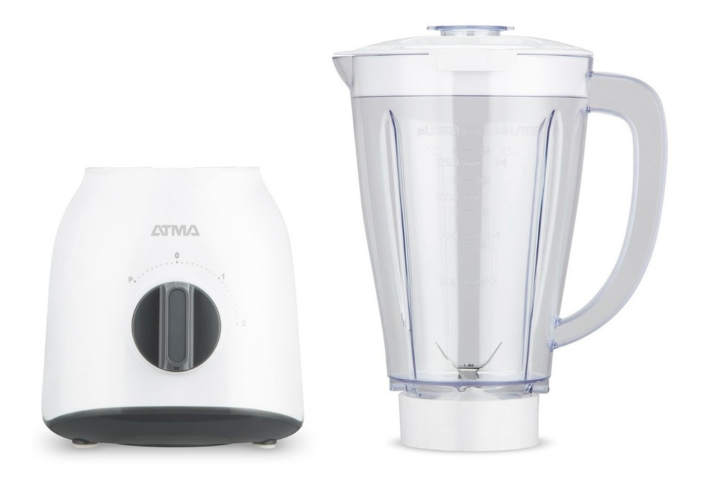 Licuadora Atma Li8446ap Jarra De Plastico 1.5 L 400w Blanco