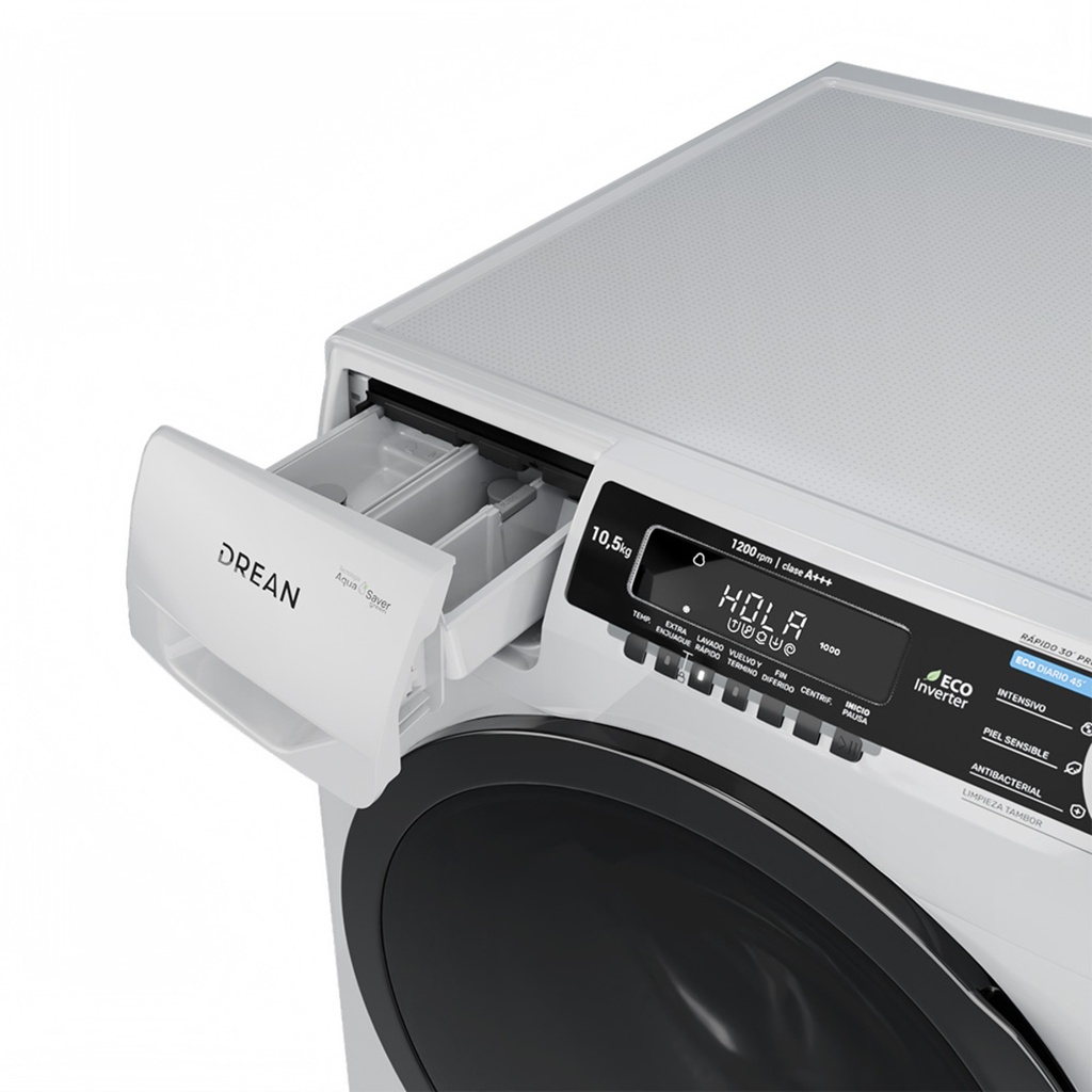 LAVARROPA ECOINVERTER DREAN LCFDR1012SB0 10,5Kg 1200RPM BLANCO