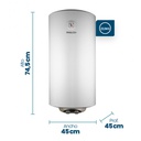 TERMOTANQUE ELECTRICO PHILCO PHTE080B2 80LT 1500W BLANCO