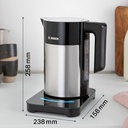 PAVA ELECTRICA BOSCH TWK7203 1,7 L AC. INOX. 2200 W