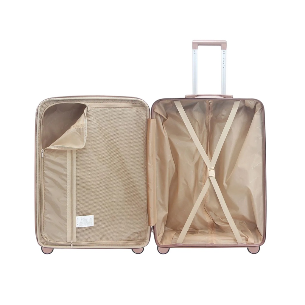 VALIJA AMAYRA 24" 67.8020K3 PP NUDE