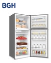 Heladera Bgh No Frost Inverter Inox 404 Litros Gris Oscuro Gris Oscuro