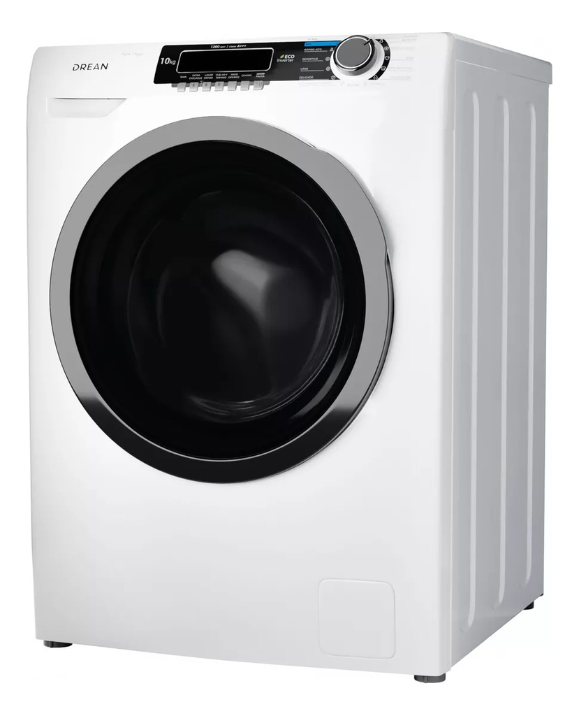 Lavarropas 10 Kg Blanco Drean Lfdr1012sb0 Inverter 1200 Rpm Blanco