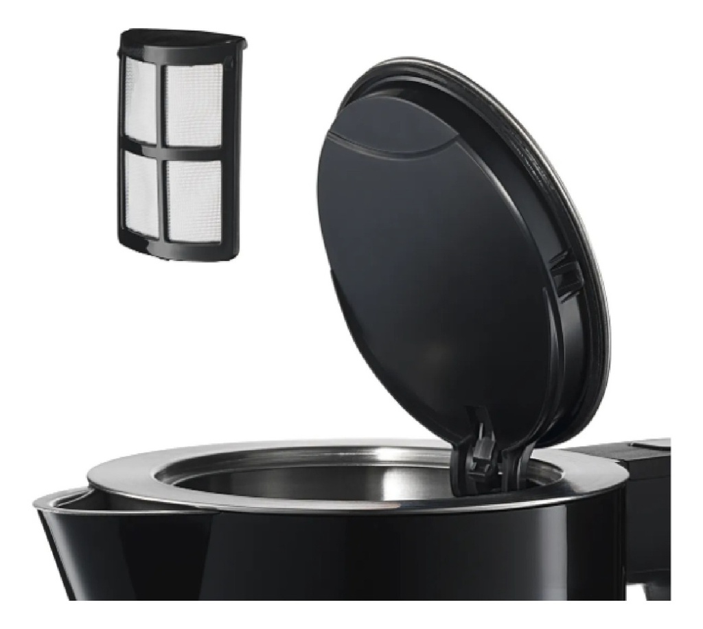 Pava Electrica Bosch Twk7203 1,7 L Ac. Inox. 2200 W Negro