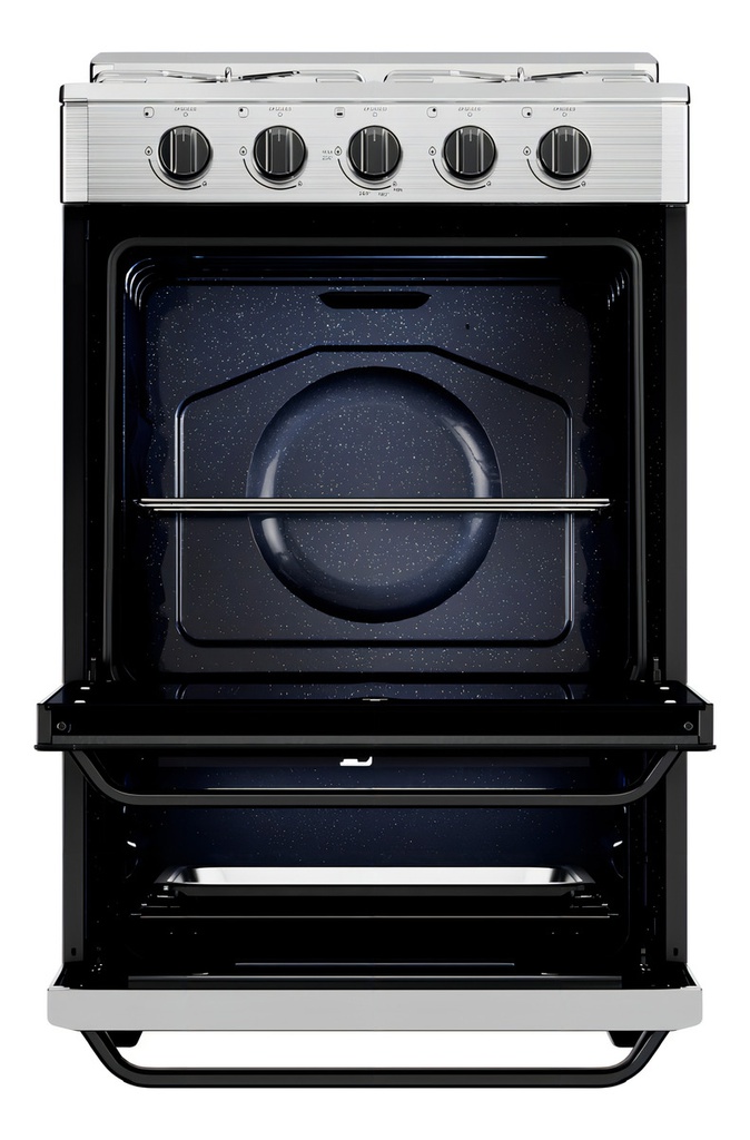 Cocina Multigas 56 Cm Inoxidable Drean Cd5602ai0 Gris Gris