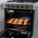 Cocina Multigas 56 Cm Inoxidable Drean Cd5602ai0 Gris Gris
