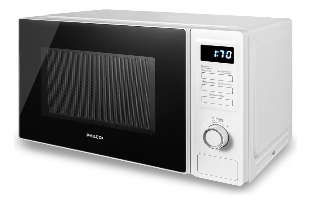 Microondas Philco Digital 28 Litros Digital C/grill Blanco