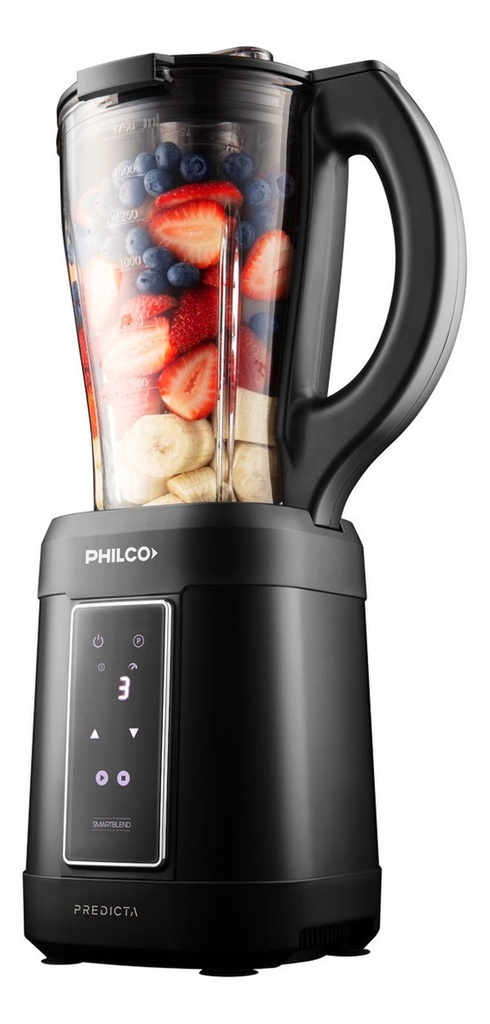 Licuadora De Vaso Digital Philco Lv24b3php 600w 1.75l Negro