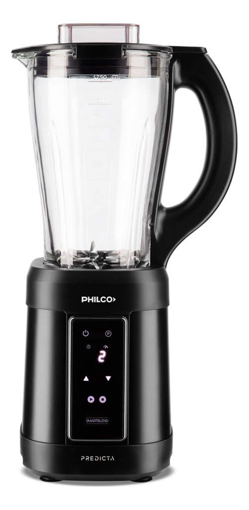 Licuadora De Vaso Digital Philco Lv24b3php 600w 1.75l Negro