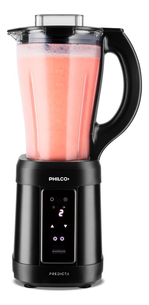 Licuadora De Vaso Digital Philco Lv24b3php 600w 1.75l Negro